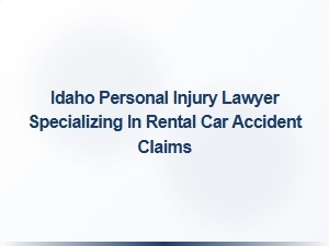 Idaho Lawyer for Rental Car Accident Claims