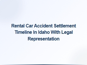 Rental Car Accident Settlement Timeline in Idaho with Legal Help